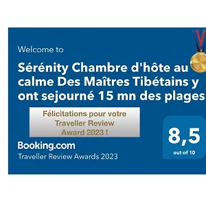 Sérénity Chambre D'hôte Au Calme Des Maîtres Tibétains Y Ont Sejourné 15 Mn Des Plages Alloggio in famiglia